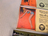 Vtg Advertising KLEENZALL Peerless Hot Girl Ink Pad Pin up Pad 40's Art Poster 2