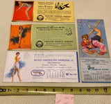 Vtg Advertising Klem Chemical Hot Girl Ink Pad Pin up Pad 30's Art Poster #4