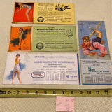 Vtg Advertising KLEENZALL Peerless Hot Girl Ink Pad Pin up Pad 40's Art Poster 2