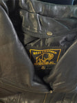 NEW REAL LEATHER MILWAUKEE WI LADIES SIZE LARGE LEATHER MOTORCYCLE JACKET