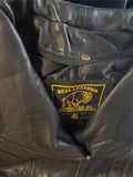 NEW REAL LEATHER MILWAUKEE WI LADIES SIZE LARGE LEATHER MOTORCYCLE JACKET