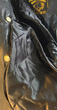NEW REAL LEATHER MILWAUKEE WI LADIES SIZE LARGE LEATHER MOTORCYCLE JACKET