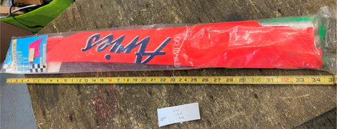 Vtg Aries Stunt Kite 55” Wingspan by Go Fly A Kite Orange Holiday Fall Toy Beach
