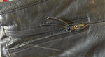 NEW REAL LEATHER MILWAUKEE WI LADIES SIZE LARGE LEATHER MOTORCYCLE JACKET
