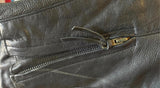 NEW REAL LEATHER MILWAUKEE WI LADIES SIZE LARGE LEATHER MOTORCYCLE JACKET