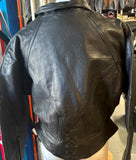 NEW REAL LEATHER MILWAUKEE WI LADIES SIZE LARGE LEATHER MOTORCYCLE JACKET