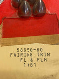 OEM Harley Davidson AMF VTG Chrome Fairing Trim NOS Touring FLH FLHT 58650-80