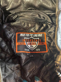 NEW INTERSTATE LEATHER LADIES SIZE LARGE LEATHER MOTORCYCLE JACKET ZIP OUT LINER