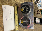 Vtg Oil Pressure Amp Guages Acc Pkg Hot Rod Muscle Car Under Dash Old Skool Chev