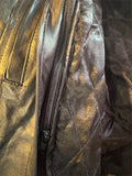 NEW INTERSTATE LEATHER LADIES SIZE LARGE LEATHER MOTORCYCLE JACKET ZIP OUT LINER