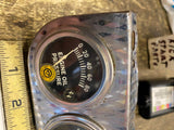 Vtg Oil Pressure Amp Guages Acc Pkg Hot Rod Muscle Car Under Dash Old Skool Chev