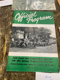 1952 Antique Motorcycle AMA RACES Advertising Harley Indian Excelsior Laconia!