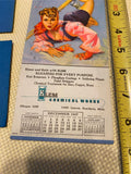 Vtg Advertising Klem Chemical Hot Girl Ink Pad Pin up Pad 30's Art Poster #4