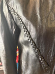 NEW INTERSTATE LEATHER LADIES SIZE LARGE LEATHER MOTORCYCLE JACKET ZIP OUT LINER