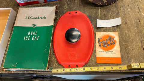 Vtg B f Goodrich Ice Pack Movie prop orig box Dentist Doctor Medicine Antique!