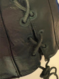 NEW INTERSTATE LEATHER LADIES SIZE LARGE LEATHER MOTORCYCLE JACKET ZIP OUT LINER