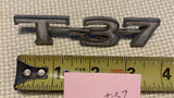 Vtg OEM T-37 emblem Badge trunk fender badge 1970-1971 Pontiac LeMans GTO