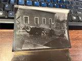 VTG Antique Early 1900s Glass Photo Negative Slide Photo Farmhouse Cows