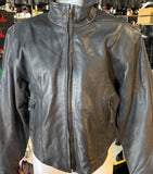 NEW HOT LEATHERS LADIES SIZE EXTRA LARGE LEATHER MOTORCYCLE JACKET LIGHTWEIGHT