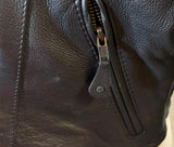 NEW HOT LEATHERS LADIES SIZE EXTRA LARGE LEATHER MOTORCYCLE JACKET LIGHTWEIGHT