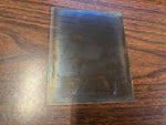 VTG Antique Early 1900s Glass Photo Negative Slide Photo Young Girl With Dog