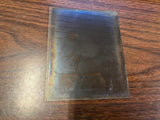 VTG Antique Early 1900s Glass Photo Negative Slide Photo Young Girl With Dog