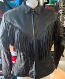 NEW UNIK PREMIUM LADIES SIZE EXTRA LARGE LEATHER MOTORCYCLE JACKET ZIPOUT LINER