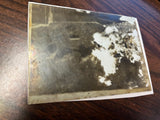 VTG Antique Early 1900s Glass Photo Negative Slide Photo Farmhouse Ducks