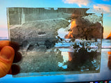 VTG Antique Early 1900s Glass Photo Negative Slide Photo Farmhouse Ducks