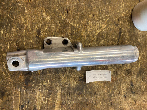 OEM Lower Fork Leg Harley FLH Shovelhead 41mm Wide Glide Slider Polished Disc Br