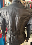 YUKON JACK LADIES SIZE XL LEATHER MOTORCYCLE JACKET VENTED ZIPOUT LINING
