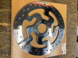 OEM SS Polished Front Brake Rotor Harley Left 11.8 Touring FLH Glide King 2008^