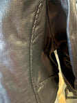 NEW UNIK ULTRA LEATHER JACKET MOTORCYCLE LADIES SIZE EXTRA LARGE BRAID TRIM