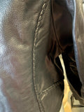 NEW UNIK ULTRA LEATHER JACKET MOTORCYCLE LADIES SIZE EXTRA LARGE BRAID TRIM