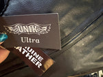 NEW UNIK ULTRA LEATHER JACKET MOTORCYCLE LADIES SIZE EXTRA LARGE BRAID TRIM