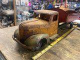 Vtg 1930's Turner Toy Truck Pressed Steel Dump Mack 25" Depression Era USA Orig!
