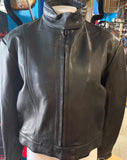 NEW UNIK LADIES SIZE 16 LEATHER MOTORCYCLE JACKET