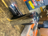 Chrome Rubber E Grips Harley Honda 1" Handlebars Ergometric Softail Touring dyna