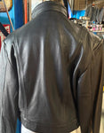 NEW UNIK LADIES SIZE 16 LEATHER MOTORCYCLE JACKET