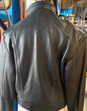 NEW UNIK LADIES SIZE 16 LEATHER MOTORCYCLE JACKET