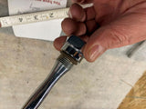 Billet Transmission Dipstick OEM Harley Softail Touring Dyna 2007^ Chrome billet