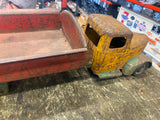 Vtg 1930's Turner Toy Truck Pressed Steel Dump Mack 25" Depression Era USA Orig!