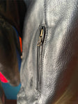 NEW UNIK LEATHER APPAREL LADIES SIZE XL LEATHER MOTORCYCLE JACKET ZIP OUT LINING