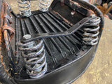 Lycett Style Sprung Pillion Saddle Motorcycle Passenger Seat BSA Triumph Norton