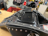 Wide Touring Mustang Vintage Seat Harley Shovelhead FX FLH Panhead Electra Glide