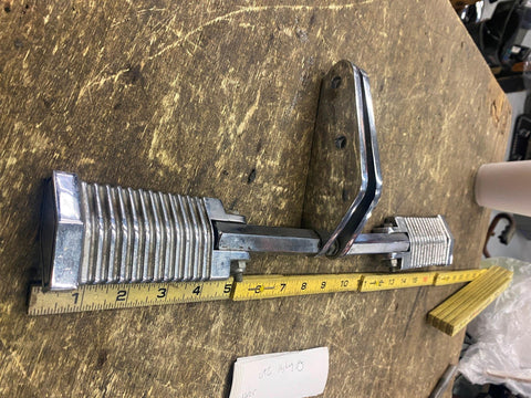Vtg Highway Pegs Harley Shovelhead Diamond Hex FX Chopper Old Skool Panhead 4-sp