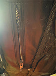 NEW UNIK PREMIUM LADIES SIZE XL LEATHER MOTORCYCLE JACKET ZIP OUT LINING