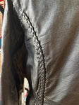 NEW UNIK PREMIUM LADIES SIZE XL LEATHER MOTORCYCLE JACKET ZIP OUT LINING