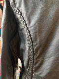 NEW UNIK PREMIUM LADIES SIZE XL LEATHER MOTORCYCLE JACKET ZIP OUT LINING