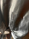 INTERSTATE LEATHER UNISEX SIZE LARGE LEATHER MOTORCYCLE JACKET ZIPOUT LINER